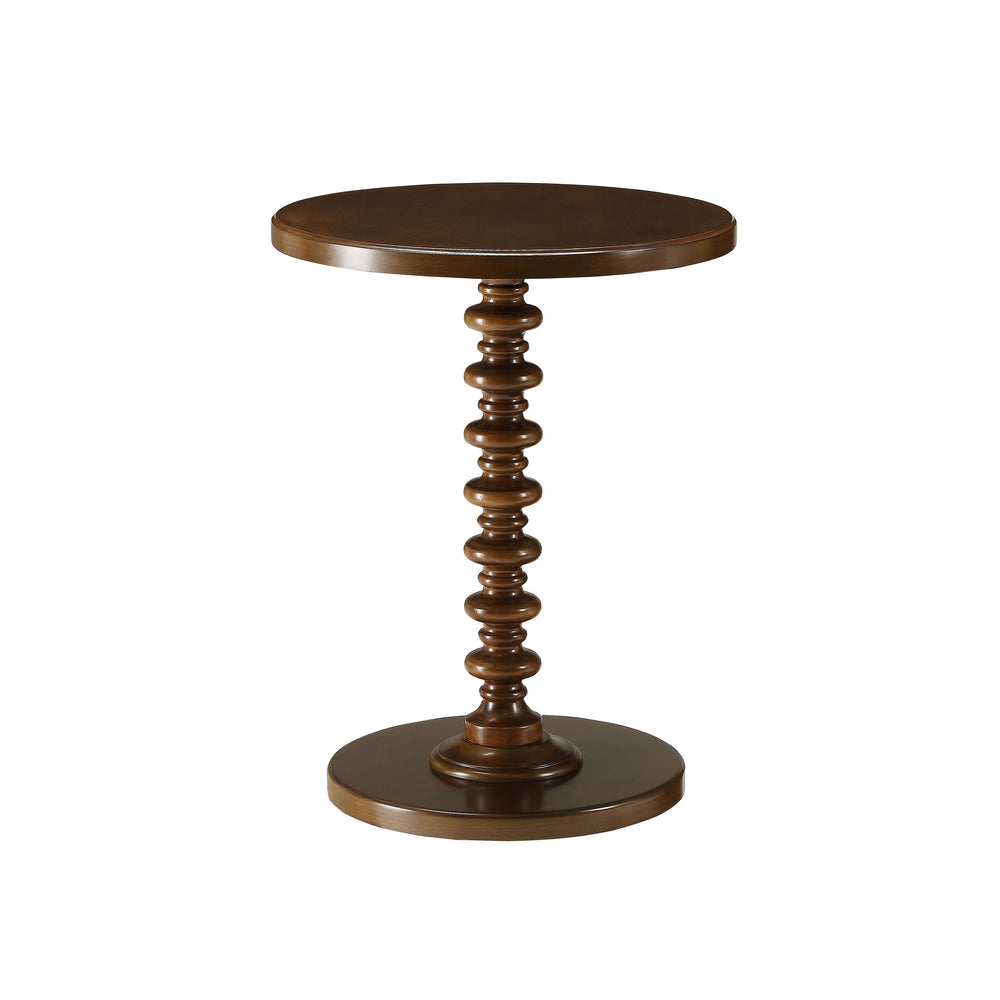 Urban Designs Kostka Wooden Accent Side Table - Walnut