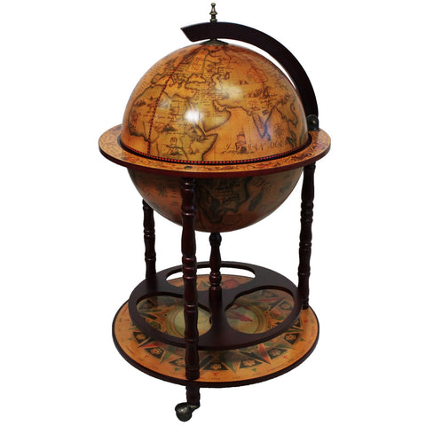 Urban Designs Antique Reproduction Sixteenth-Century Italian Old World Globe Bar
