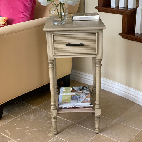 Urban Designs French Country End Accent Table With Storage