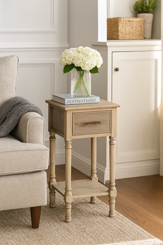 Urban Designs French Country End Accent Table With Storage