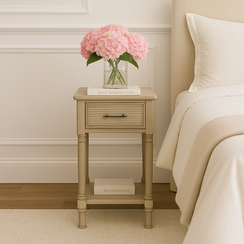 Urban Designs French Country End Accent Table With Storage