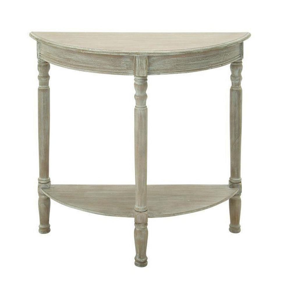 Urban Designs Serena Demilune Console Table - Natural
