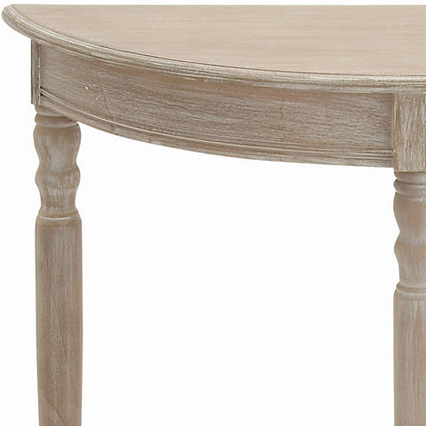 Urban Designs Serena Demilune Console Table - Natural