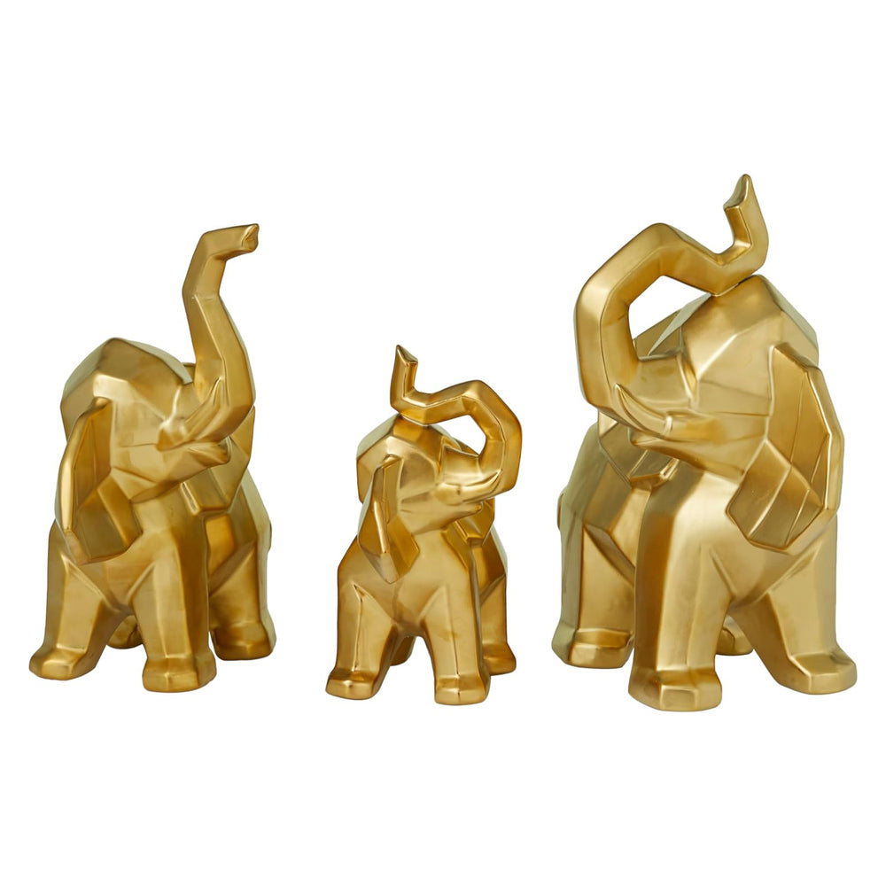 Urban Designs Luck And Wisdom Elephant Trio Collectible Statue Figurine