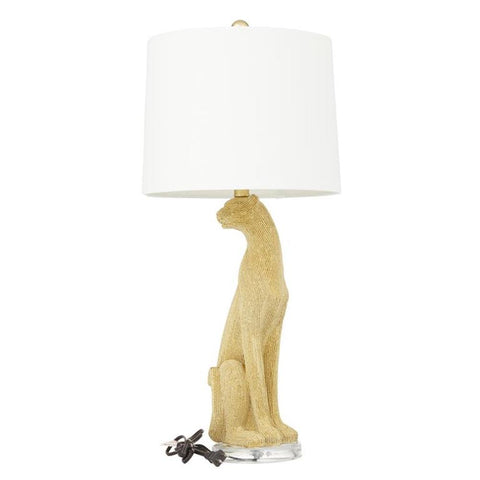 Urban Designs Leopard Glam 29-Inch Table Lamp Set of 2 - Gold