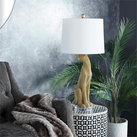 Urban Designs Leopard Glam 29-Inch Table Lamp Set of 2 - Gold