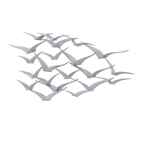 Urban Designs Handcrafted Flock of Birds Metal Wall Art