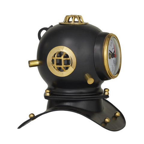 Urban Designs Mark V Style 8-Inch Decorative Diving Helmet with Clock