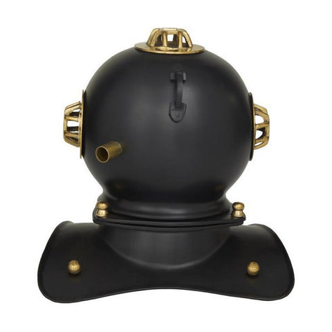 Urban Designs Mark V Style 8-Inch Decorative Diving Helmet with Clock