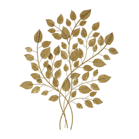 Urban Designs Graceful Leaves 33" High Metal Wall Decor