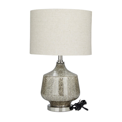 Urban Designs Sofia Small 21-Inch Mercury Glass Traditional Table Lamp