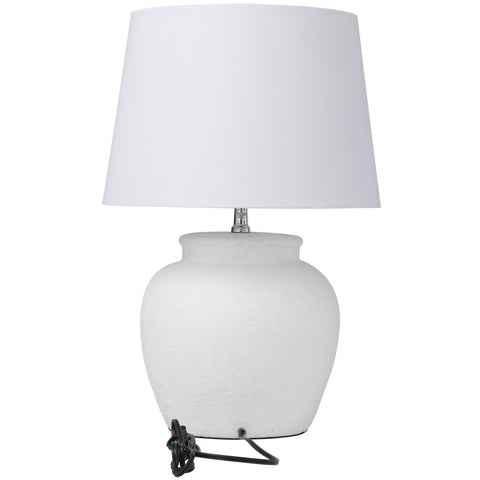 Urban Designs Valdivia 24-Inch Cement Gourd Accent Table Lamp
