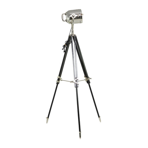 Urban Designs Hollywood Studio Celeblight 67" High Spot Light Tripod Floor Lamp - Silver