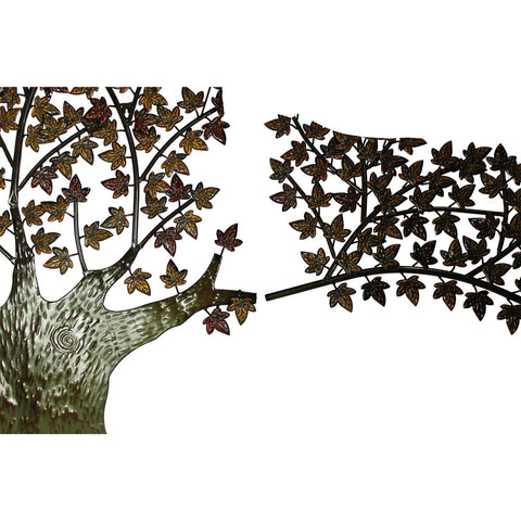 Urban Designs Handcrafted Tree of Life Large Metal Wall Art Decor - 7 Feet