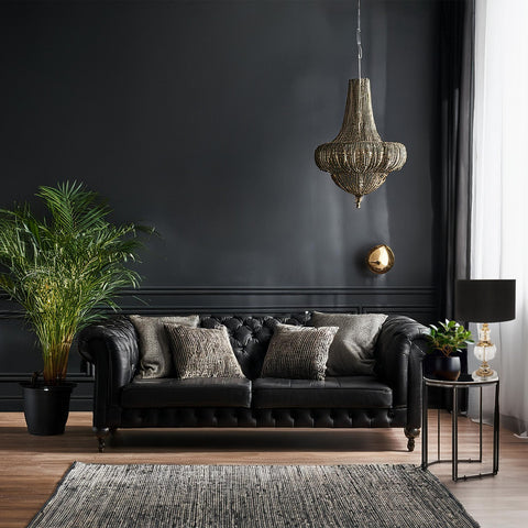 Urban Designs Decorator's Collection Crystal Gold Round Table Lamp