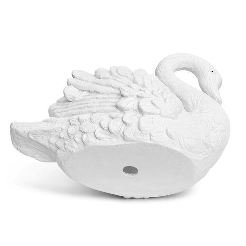 Urban Designs Swan Cast Stone Planter Garden Decor