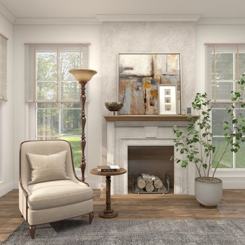 Urban Designs Buckingham 71-Inch Torchiere Floor Lamp