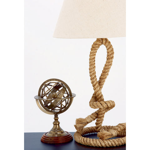 Urban Designs Engraved Brass Tabletop Armillary Nautical Sphere Globe
