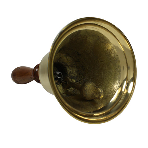 Urban Designs Handcrafted Engraved Antiqued Solid Brass 12-Inch Captain Bell