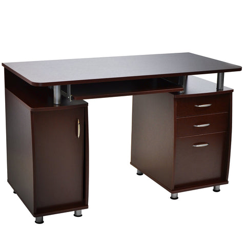 Urban Designs Multifunctional Office Desk with File Cabinet