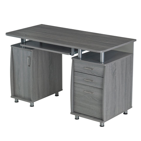 Urban Designs Multifunctional Office Desk with File Cabinet