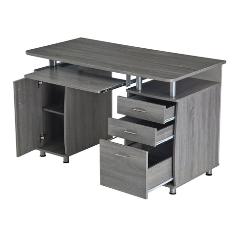 Urban Designs Multifunctional Office Desk with File Cabinet