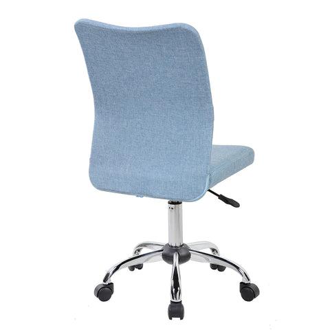 Modern Designs Armless Computer Task Chair - Blue