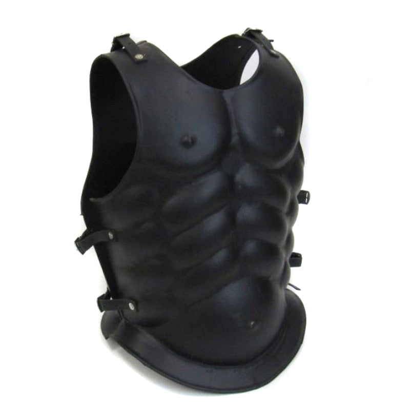 Urban Designs Replica Display Roman Legion Muscle Cuirass Leather Breastplate Armor - Black