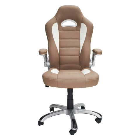 Office Express High Back Race Series Executive Office Chair - Camel