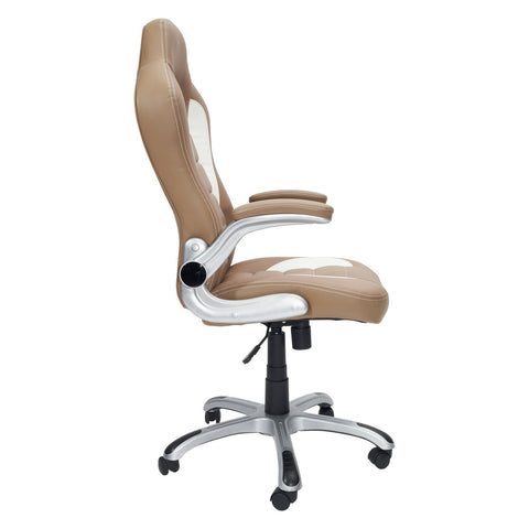 Office Express High Back Race Series Executive Office Chair - Camel
