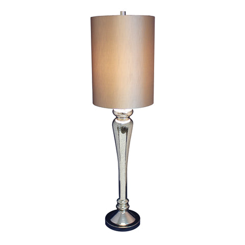 Urban Designs Regina 40-Inch Tall Antique Mercury Glass Table Lamp