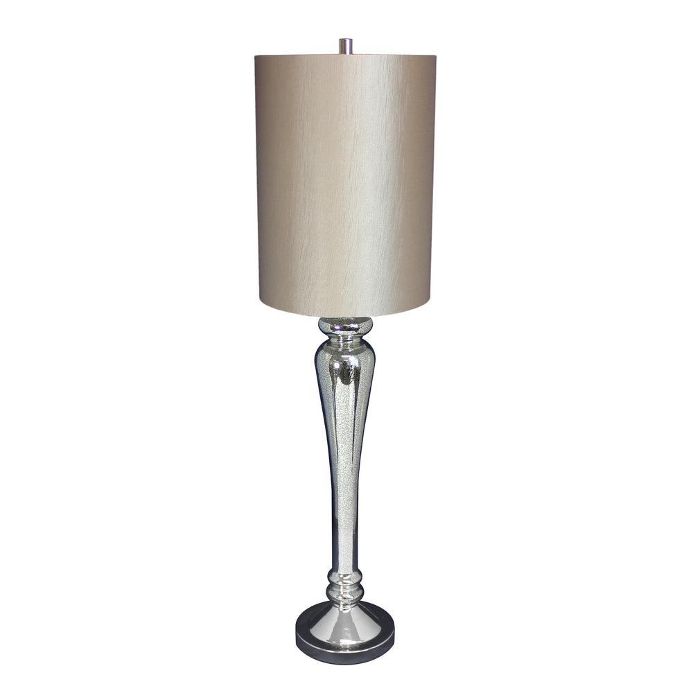 Urban Designs Regina 40-Inch Tall Antique Mercury Glass Table Lamp