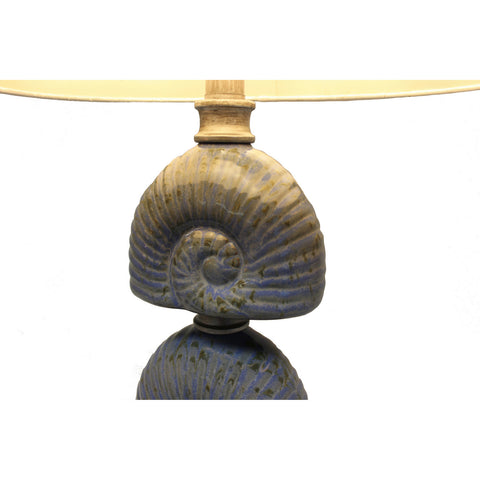Urban Designs Coastal Seashell Glazed Ceramic 32-Inch Table Lamp