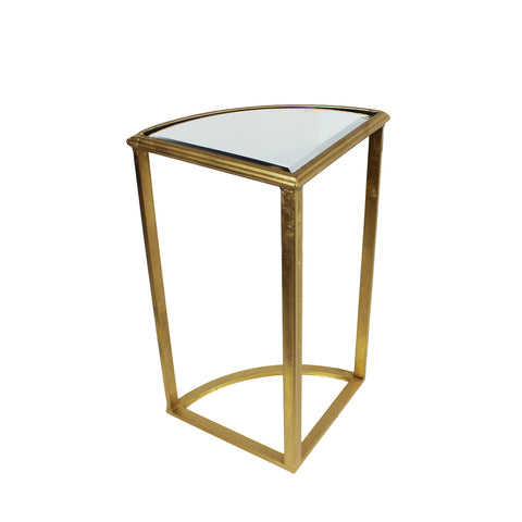 Urban Designs Round Gold Mirror Accent Table - Set of 5