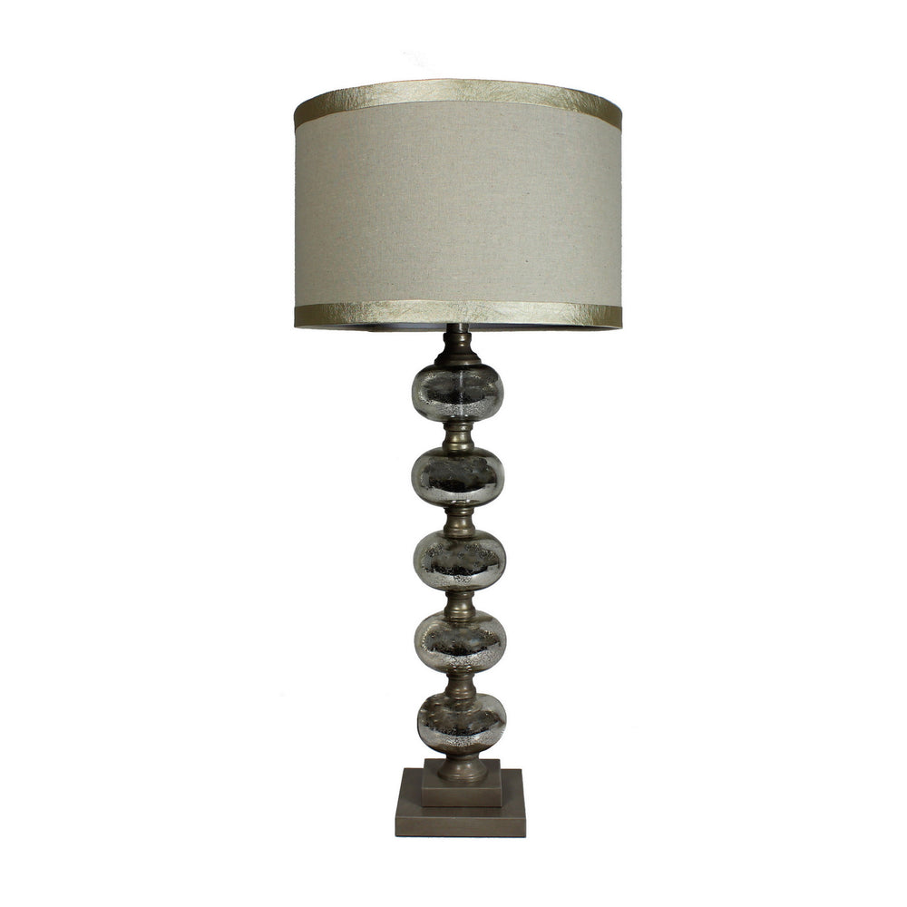 Urban Designs Newport 36-Inch Tall Handcrafted Mercury Glass Table Lamp