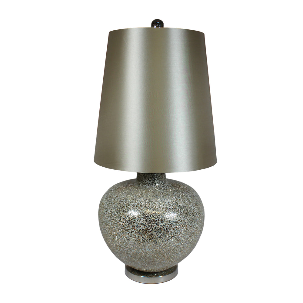 Urban Designs Oversized Handcrafted Glass Mosaic Table Lamp