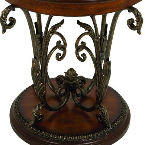 Urban Designs Designer Round Clock Coffee & End Table