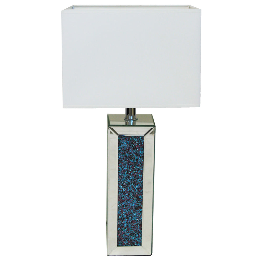 Urban Designs Alexandra Rhinestone 28-inch Column Table Lamp