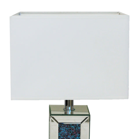 Urban Designs Alexandra Rhinestone 28-inch Column Table Lamp