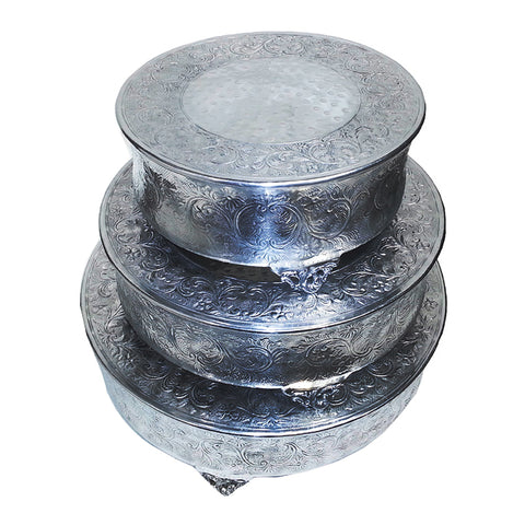 Urban Designs Paisley 3-Tier Round Wedding Cake Stand
