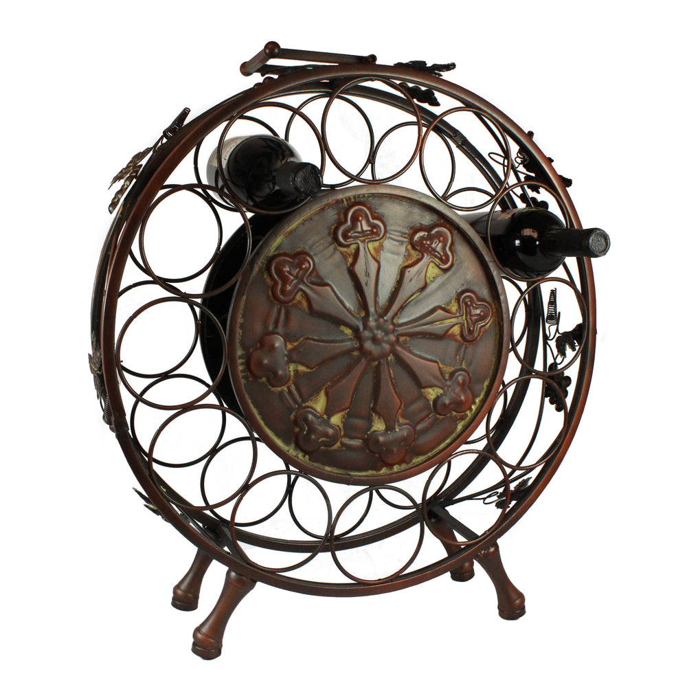 Urban Designs 12-Bottle Seville Metal Wine Rack