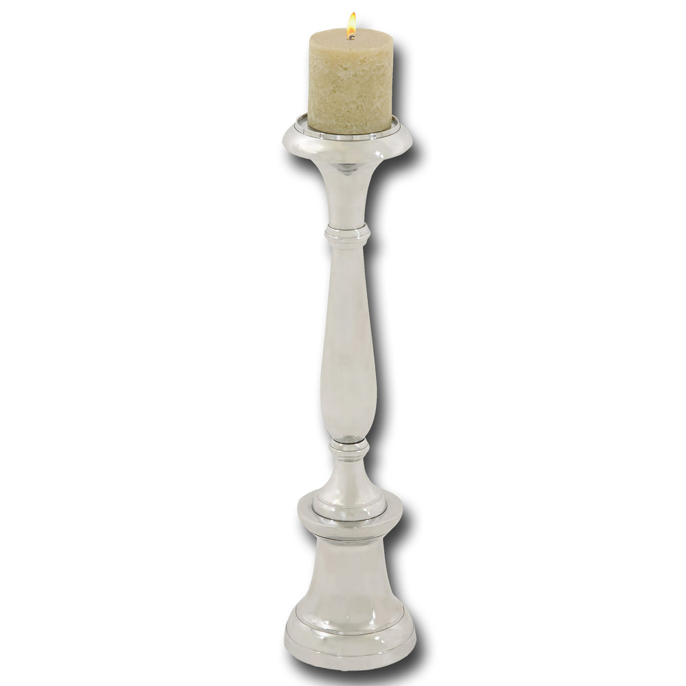 Urban Designs Aluminum Pillar Candle Holder