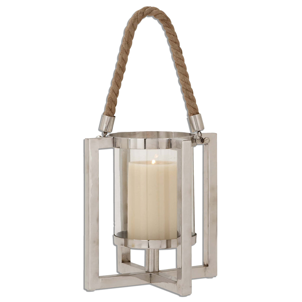 Urban Designs Steel Lantern Candle Holder