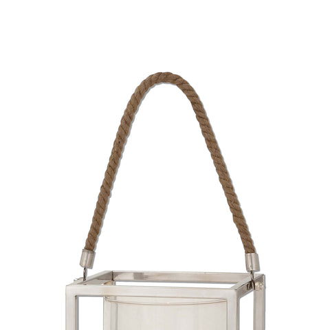 Urban Designs Rectangle Steel Lantern Candle Holder