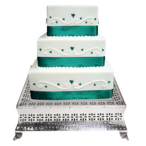 Urban Designs Event Essentials Square 4-Tier Wedding Cake Stands