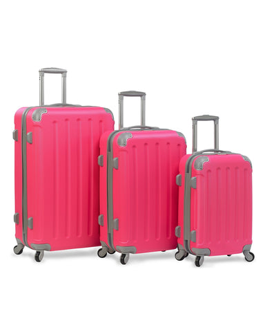 Dejuno Neato Series 3-Piece Hardside Spinner Combination Lock Luggage Set