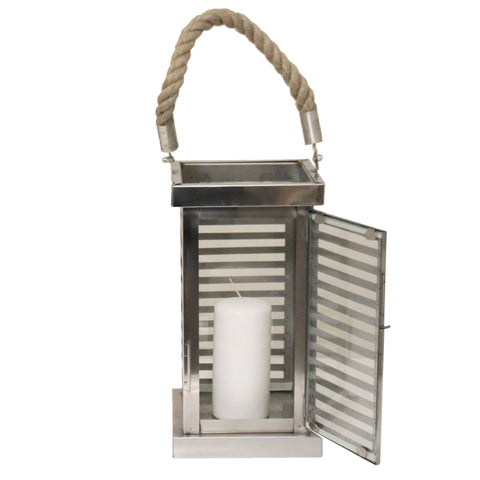 Deco 79 Steel Lantern, 7 by 25-Inch
