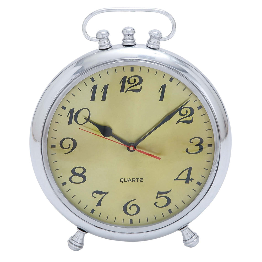 Urban Designs Vintage Classic 13" Aluminum Metal Table Clock