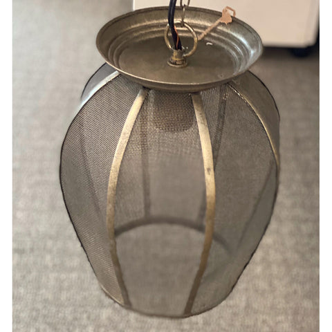 LightMakers 3050218 SIGRID Hanging Lamp Open Design, Goldbronze Antique