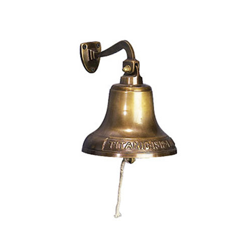 Antique Replica 1912 Brass Titanic Ship Hanging Wall Bell